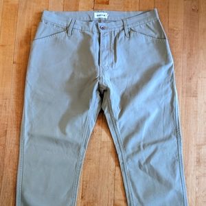 Taylor Stitch the camp pant khaki reverse sateen